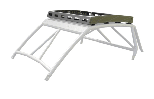 RZR XP1K / XP Turbo / XP Turbo S (2014-2023) 2 Seat "Super Shorty" Roof Rack Assembled and Powder Coated